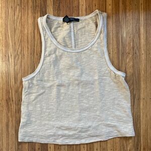 Forever 21 cute tan tank top size s